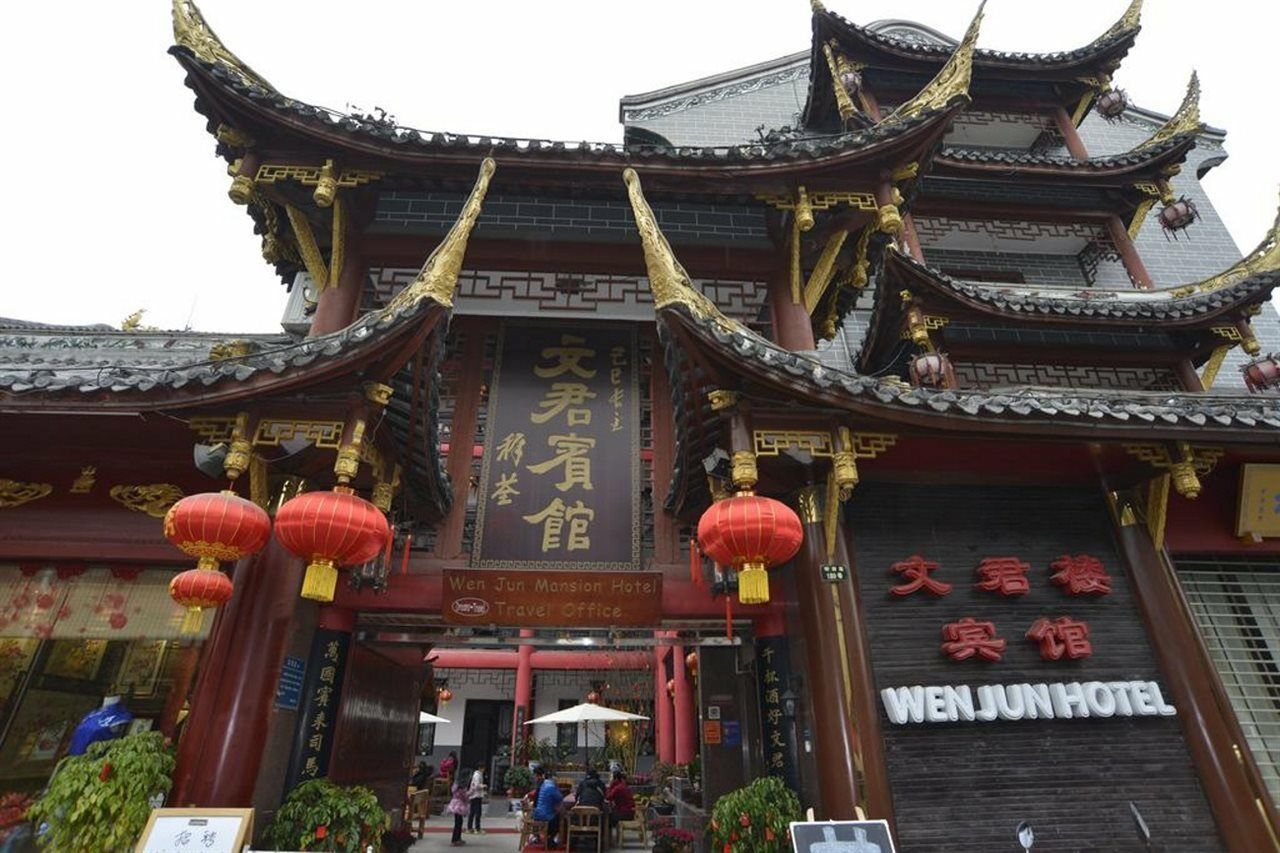Chengdu Dreamstravelwenjuncourtyardhotel Dış mekan fotoğraf